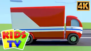 Trucks Song, Nursery Rhymes for Kids - Learn Transport