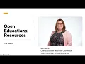 Open Educational Resources The Basics Library Skills Week
