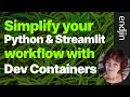 Dev Containers Guide 2026 The ULTIMATE Python Streamlit Dev Setup VS Code
