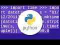 Convert string date to timestamp in Python