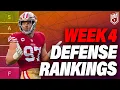 Week 4 DEFENSE Rankings Tiers MUST START - Week 4 Fantasy Football 2023