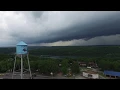 Severe Weather in Forsyth Missouri - Wall Cloud arriving from the west over Branson Missouri