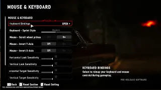 How to Change keyboard key bindings Settings in Gears of War E Day