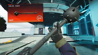They added a MACE and it bashes weird players HEADS IN