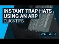 Instant Trap High Hats with an Arpeggiator Loopcloud Quick Tip Tutorial