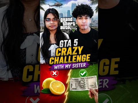 GTA 5 CRAZY Challenge With My Sister 😂🍋💸
