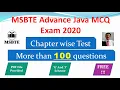 FREE Advance Java 120 most important MCQ questions with explanation and answers MSBTE Diploma