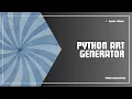 Create Stunning Generative Art Using Python P-002