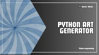 Create Stunning Generative Art Using Python P-002
