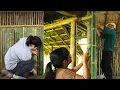 Download Lagu Huyền and Đệ Harvest Palm Leaves, Roof the House, and Build Bamboo Walls for Their New Home