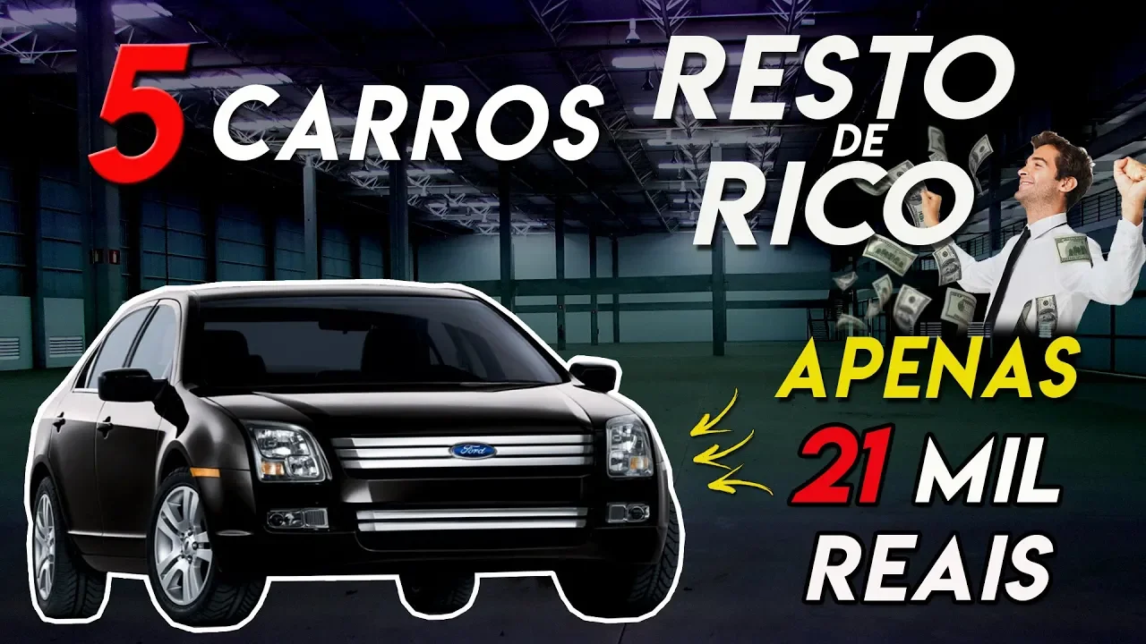 5 CARROS RESTO DE RICO QUE VOCÊ PODE COMPRAR AGORA !!!