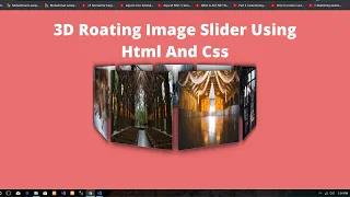 3D Rotating Image Slider Using Html and Css With Source Code Image slider