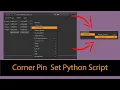 Advanced Nuke Tutorial CornerPin Set By Python Script Python tool SUBSTILES AVAILABLE