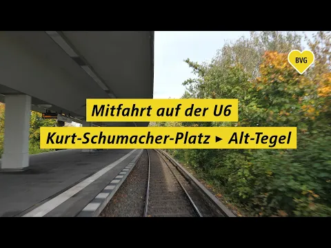 Download MP3 Mitfahrt auf der U6: Kurt-Schumacher-Platz bis Alt-Tegel