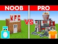 Download Lagu NOOB vs PRO: MODERN KFC HOUSE BUILD CHALLENGE in Minecraft