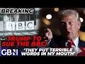 Lagu BREAKING: Donald Trump SUES 'deceptive' BBC for $5 billion over edited interview clip