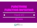 SAT Practice Functions and Function Notation Hard