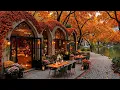 Download Lagu Tranquil Autumn Day in a Charming Coffee Porch Ambience🍂 Relaxing Jazz Music for Work \u0026 Calm Moments