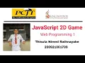 JavaScript 2D Game Development Java Institute Thisula Nimed Rathnayake