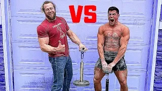 painful grip strength gauntlet vs jujimufu bodybuilder vs bodybuilder grip challenge