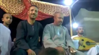 الفنان ياسر رشاد والفنان احمد العوني ليلة كلح القارة شباب الصيادين 2015 