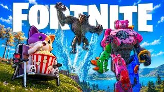 GATITO en el EVENTO Monstruo VS Robot de FORTNITE!😨 *7 AÑOS DESPUES* 😱 - Gatoronron