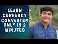 How to create currency converter through java programming