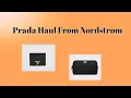 PRADA Espadrilles Card Case Makeup Pouch Nordstrom