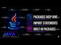 Java Packages Import Statements Deep Dive Java Mastery Series