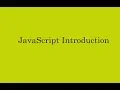 Part 1 JavaScript Introduction and basics in Marathi