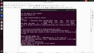Downgrade Node JS from 23 to 22 in