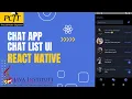 React Native Chat App Home process Java institute