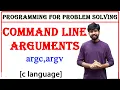 command line arguments in c argc argv argument count argument vector c language pps