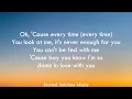 Go away - Tate McRae (lyrics)