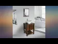 eclife 24 Bathroom Vanity Sink Combo Brown Cabinet Vanity White Ceramic Vessel review