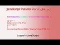For Loop In JavaScript Tutorial In Urdu Hindi JavaScript