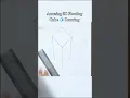 Floating Cube Illusion Drawing Anamorphic Illusion