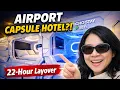 Sleeping in a Capsule Hotel at Taiwan Taoyuan Airport Layover Travel Experience Cho Stay Review