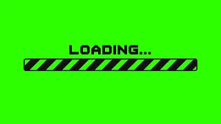 Loading Bar 7 Green Screen Chroma Key 