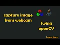 Java capture image from webcam with openCV swing eclipse
