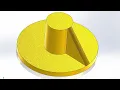 SolidWorks tutorials Rib Feature How to Create Rib Feature in one minutes