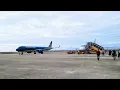 Boarding a plane at Tuy Hoa Airport