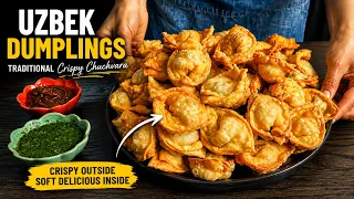 Crispy Uzbek Dumplings Recipe | Chuchvara with Meat Filling