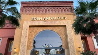 Eden Andalou 5 Aqua Park Spa Hotel Tour Review Marrakech Morocco 2023