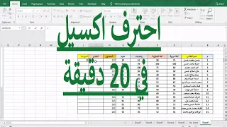 Master Excel In Less Than 20 Minutes Video For Beginners And Professionals Teaching Excel 