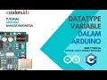 Tutorial Arduino Bahasa Indonesia Dasar - Data Type integer float boolean 3