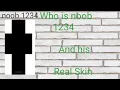 Who is noob 1234 in Minecraft and his real skin