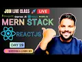 MERN Stack Live Training Day 19 React Starting from 24 Nov Full Stack Developer Course