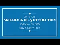 27-9 SKILLRACK DAILY CHALLENGE AND DAILY TEST SOLUTION C java python