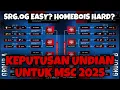 Download Lagu KEPUTUSAN UNDIAN UNTUK MSC X EWC 2025 🔥
